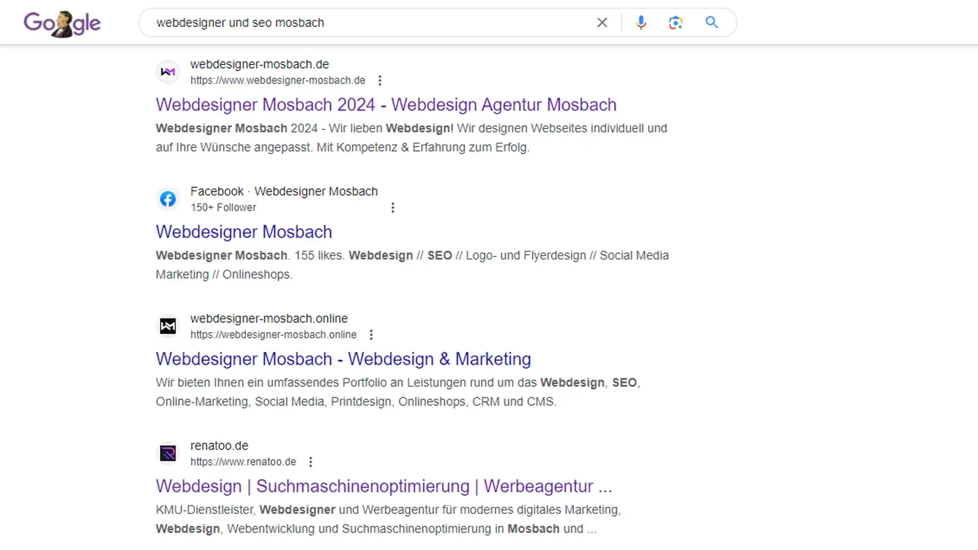 SEO Mosbach - Suchanfragen